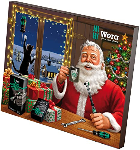 Wera Adventskalender 2022, 24-teilig, Mehrfarbig