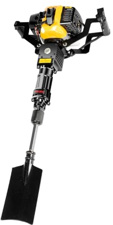 Escavatore portatile 1250W escavatore per alberi da giardino 33cc 2 tempi raffreddato ad aria macchina scavatrice escavatore manuale scavabuchi per giardino fattoria e casa