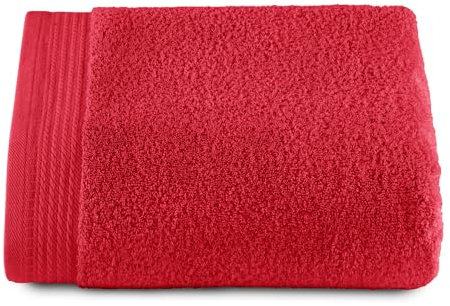 Top Towel – Premium – Große Badetücher – Badetücher – 1 Duschtuch – 70 x 140 cm – 100% Baumwolle – 600 Gramm - Rot