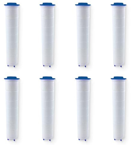 8 Piezas Filtro de Ducha de algodón PP Filtro de Cartucho de Filtro portátil Cabezal de Filtro de algodón PP, Agua Sedimentos Cartucho, Filtro PP Elemento para Desmontable ducha de mano mango ducha