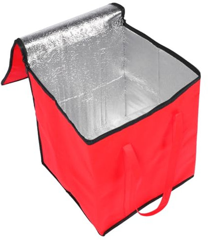 ULTECHNOVO 3 STK tragbare Kühltasche strapazierfähige Tragetasche tragbare Kühlbox isolierte lunchtasche isolierbeutel Isolierte Lebensmittel-Liefertasche Pizza-Liefertasche Aluminiumfolie