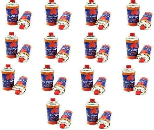 Extra+ pack de 28 Cartuchos de Gas Butano B-250, 227g, para Cocinas, Sopletes, etc