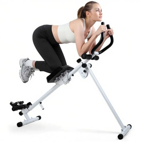 Vogatore Pieghevole, Multifunzione 4 in 1, Attrezzo per Glutei e Vogatore, Facile da Montare, per Allenamento di Braccia e Gambe, Fitness a Casa
