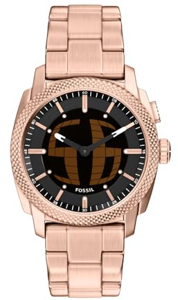 Fossil Machine FS6158 Montre pour Homme en Acier Inoxydable doré Rose 41 mm