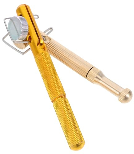 TOYANDONA Outil de Nouage pour Matériel de Pêche en Aluminium et Cuivre, Kit 2 Pièces Portable pour Nouer Rapidement Les Lignes et Hameçons, Accessoire Indispensable pour Pêche en Eau Douce
