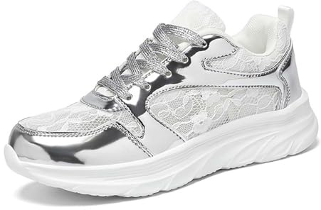 Chaussures traditionnelles pour femme - Blanc - Dentelle Dirndl - Chaussures plates brodées - Chaussures d'été respirantes - Chaussures en tissu - Élégantes baskets de mariée - Chaussures de mariée
