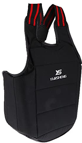 MagiDeal Protège-Poitrine Plastron pour MMA Karaté TKD Sport Doux et Confortable, L