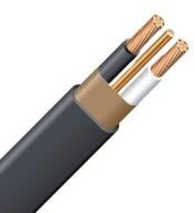 6/2 NM-B, Non-Metallic, Sheathed Cable, Residential Indoor Wire, Used for Wiring Swiches, Outlets and Other Loads with Dry Applications (50ft Cut)
