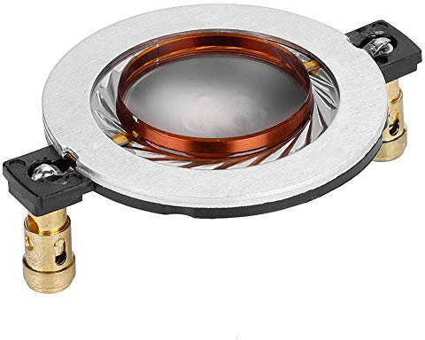 Bricolaje Tweeters de 34.4 mm Bobina de Voz Película de Titanio Plana 8Ω para Audio, para Sistemas de Cine en casa