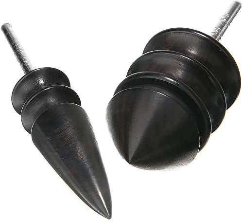 CENPEK Paquete de 2 bruñidores de cuero con punta puntiaguda, herramienta giratoria de borde de cuero, suministros para manualidades en cuero