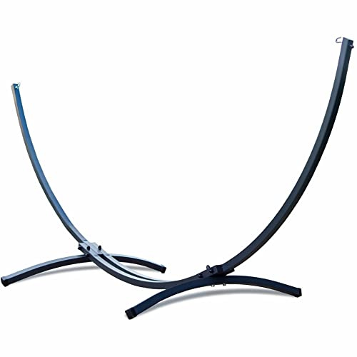 Support pour Hamac 2 Personnes avec Kit de Suspension Double Jardin Intérieur Extérieur