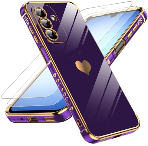 LeYi for Samsung Galaxy A17 4G/5G Phone Case with 2 Screen Protector