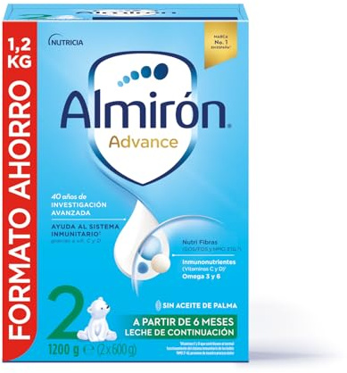 Almirón Advance 2 Leche De Continuación En Polvo, Desde Los 6 Meses, 1200 Gramo