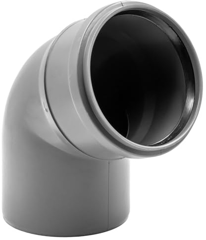 Coude HT DN 110 67° gris - Coude en polypropylène à 67 degrés - Raccord à emboîter DN 110 - Haute étanchéité