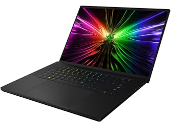 Razer Blade 16 Laptop – Display 16 Zoll OLED QHD+ 240 Hz – I9 14900HX – 32 GB DDR5 – Nvidia Geforce RTX 4090 175 W – 2 TB – Gehäuse Aluminium schwarz – Azerty