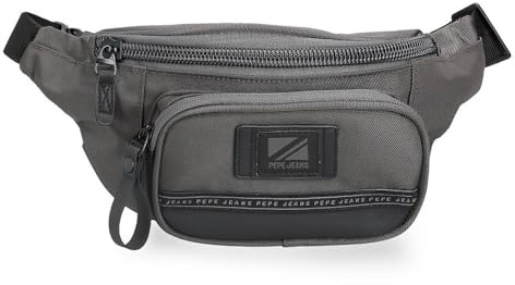 Pepe Jeans Stratford Riñonera Gris 30x13x5 cms Poliéster