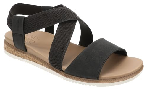 Skechers Women's Desert Kiss Low Sandal, Black, 5 UK Wide