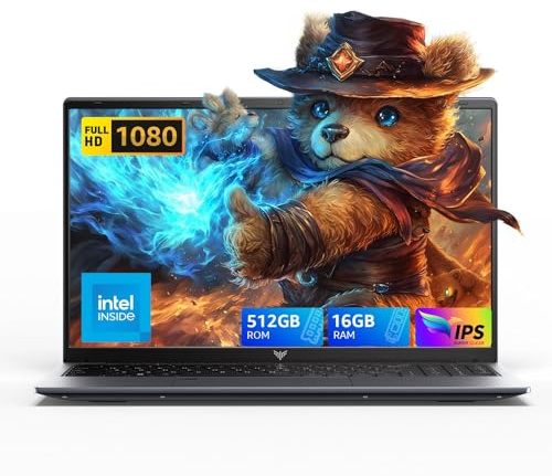 ACEMAGIC 2025 PC Portatile,Alder Lake-N95,16GB RAM 512GB SSD,15,6 FHD (1920x1080) Laptop con Italiano Pellicola Protettiva per Tastiera, Portatili Notebook,PC Portatile in Offerta,HDMI,Ufficio