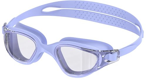 Ambienden Gafas Natacion Hombre Mujer Para Adultos - Lentes Antivaho HD, ProteccióN UV, Impermeables, Aptas Para Entrenamiento, CompeticióN - Gafas Piscina Unisex Profesional-Purple