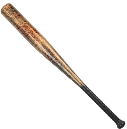 W WIDMANN MILANO Party Fashion - Accessoire de costume batte de baseball ensanglantée, accessoire faux batte de baseball, pour Halloween, carnaval