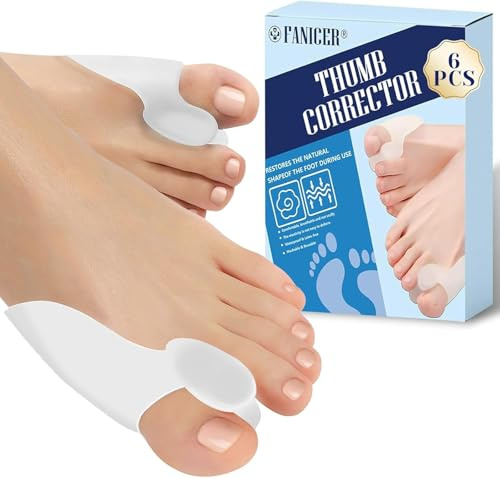 3 Paia Alluce Valgo in silicone con divaricatore,Alluce Valgo Correttore Separadita,Distanziatore in Silicone,Separatore Dita Piede,Correttore Separatore,Martello Piedi Protettore Supporto Uomo Donna