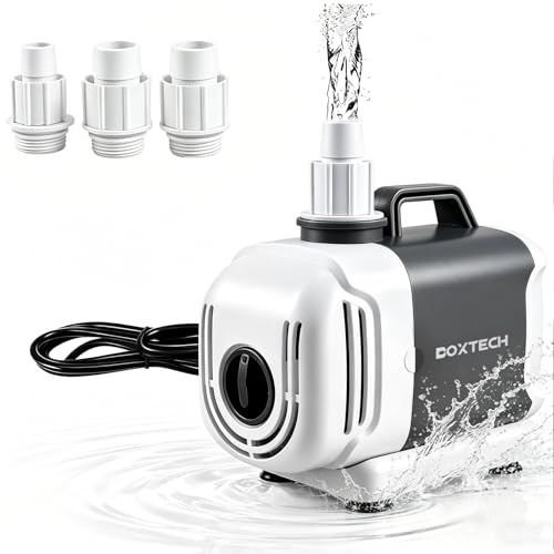 Boxtech Bomba Estanque 55W 3500L/h – Bomba ultrasilenciosa