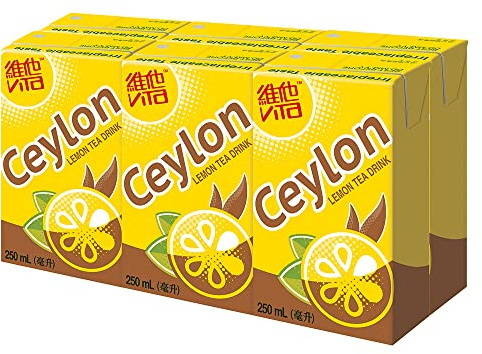 Vita Ceylon Lemon Tea Drink 250ml (Pack of 6)