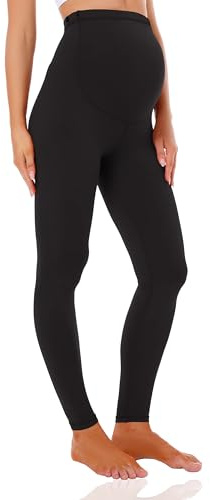 Foucome Women's Maternity Leggings Over Bump | Buttery Soft and Stretcy, Pregnancy Yoga Pants, Workout Gym Sports Active Wear