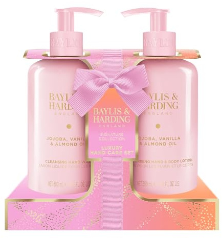 Baylis & Harding Jojoba, Vanilla & Almond Oil Luxury Hand Care Gift Set - Vegan Friendly