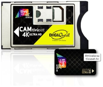 Digiquest CAM Tivùsat 4K + 3 månaders INFINITY