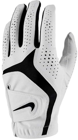 Nike Dura Feel X 2 Pack Golf Gloves for Left Hand White | White | Black XL