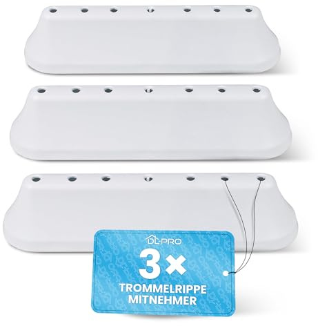 DL-pro 3 x nervature a tamburo per Vestel 42002592 Whirlpool Bauknecht 481202308115 a 7 fori