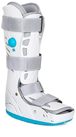 Inflatable Walker Boot, Air Cam Tall Walker Fracture Boot, Walker Brace Walking Boot Orthopaedic Boot for Sprained Ankle, Foot Pain Recovery, Stress Fracture, Broken Foot, Achilles Tendonitis (L)