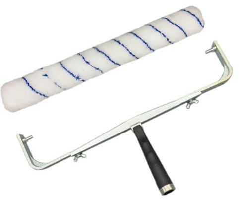 iFutniew Rodillo de pintura de 18 pulgadas con marco de aleación de aluminio, herramienta de mango de pintura para pared decorativa de casa