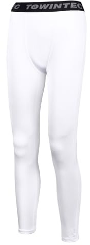 Towintec Bambini Giovani Ragazzi Pantaloni a Compressione Leggings Pantaloncini Stretti per Lo Sportivi Giovanile Traspirante Mutande per Calcio Hockey Basket Calcio Caldi Strato di Base Termico