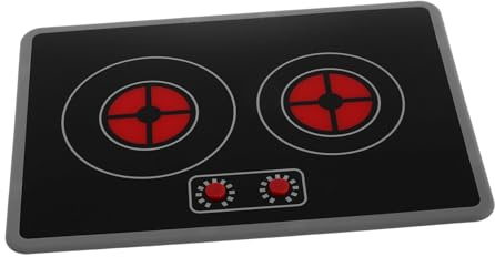 Toyvian Cocina De Inducción Juguete Realista con Sonido y Luz Electrodoméstico Simulado De rol Infantil