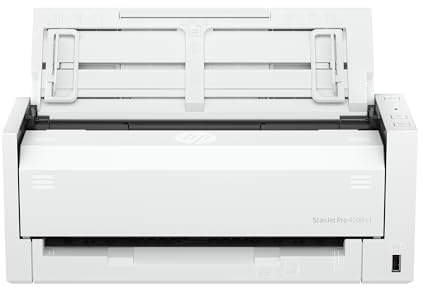 HP ScanJet Pro 4200 s1, Scanner, ADF für bis zu 50 Blatt, USB 3.0, bis zu 4.500 Seiten täglich, automatisierte Workflows
