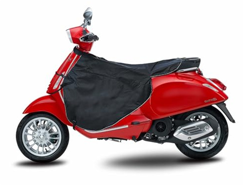 Housse De Guidon Isotherme 420 D Tissu Oxford Housse De Guidon Polaire Imperméable Couverture De Moto avec Fermeture Éclair Et Poches Idéale pour Hiver Et Pluie
