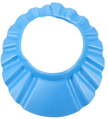 Beaupretty Duschhaube Schutzschild für Kleinkinder Verstellbare Haarwaschhaube für Junge Mädchen Badehaube aus Kunststoff um Wasser und Shampoo von Augen und Ohren Fernzuhalten
