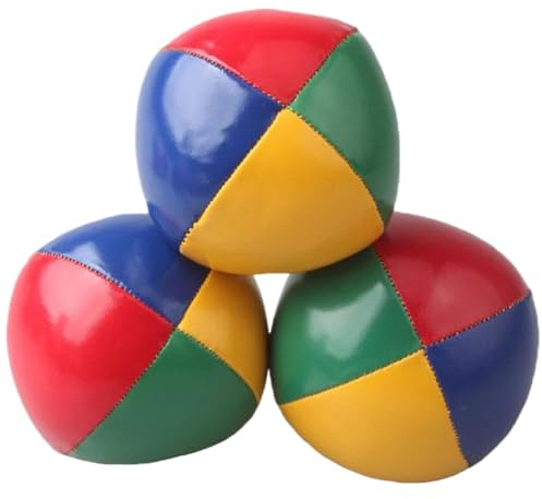 3 st jongleringsbollar, 5,6 cm cirkusjongleringsbollar färgglada PU-jonglering för nybörjare och proffs Påskkorgspresenter för barn och vuxna