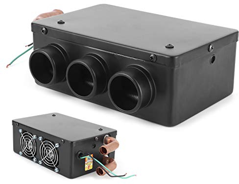 Ejoyous Heizlüfter Auto 12V 50W, 3 Loch Auto Heizung Autoheizung Winterheizung wärmer Windschutzscheibe Defroer Demier Nebel entfernen für LKW Auto Kleine Mittelgroße PKWs