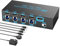 8K KVM Switch 4 PC 1 Monitor 4 Port HDMI 2.1 USB 3.0 8K@60Hz/4K@144Hz 4 Eingänge 1 Ausgang Tastatur/Maus KVM Switch EDID-Emulator für 4 PCs teilen Sie 1 Monitor & 4 USB-Geräte, mit 4 USB 3.0-Kabeln