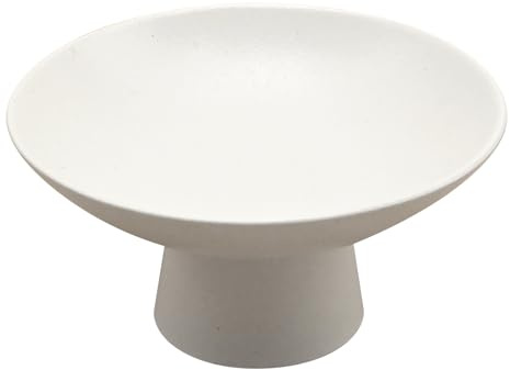 Hoypeyfiy Hochwertige Keramik mit Fuß, Eleganter Obstteller, Geeignet für Familienfeiern und die Tägliche Tischdekoration