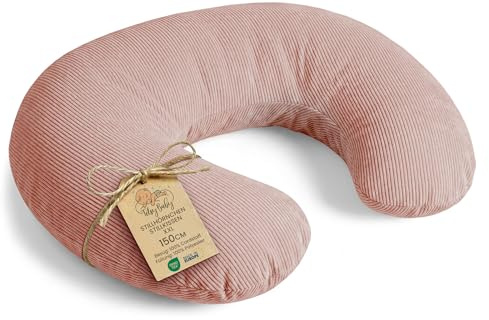 Amningskudde baby Premium 150 cm C-form nyfödd Nursing Pillow halvmåne