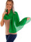 DOLCE ABBRACCIO by RiemTEX ® Schal Damen PRIMA DONNA Stola Tuch aus Wildseide in saftigem Grün Tücher in 31 Unifarben Halstücher Seidentuch Schals Damen Halstuch Seidenschal (Grün)