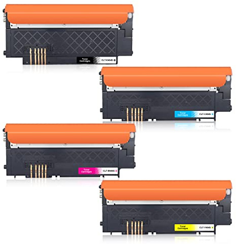 Jhaan CLT-P404C P404C Toner für Samsung C480W Xpress SL C480FW C430W C480 C48X C430 C480FN CLT-K404S CLT-Y404S CLT-C404S CLT-M404S C43X Series (Schwarz Cyan Gelb Magenta, 4er-Pack)