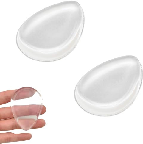 2 Stück Silikon Make Up Schwamm,Waschbar Makeup Sponge,Tropfenförmiger Schminkschwamm,Silikon Schwamm für Kosmetischer und Flüssiges Foundation Make-up Oder Korrigierender Schwamm Applikator