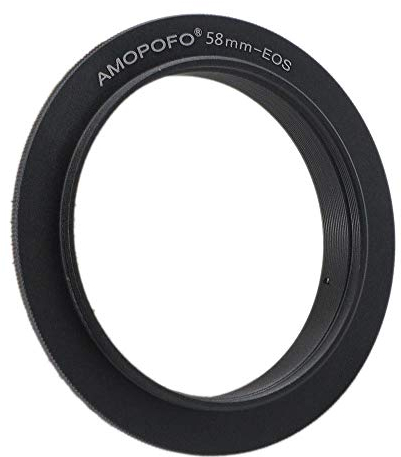 58mm-EF Retroadapter Makro Umkehrring Adapter Ring.Für EF-S Kameras T6s(760D),T7i, T6, SL1(100D) and XS(1000D), 60D,70D,77D,80D,10D,20D,30D,40D,50D,5D
