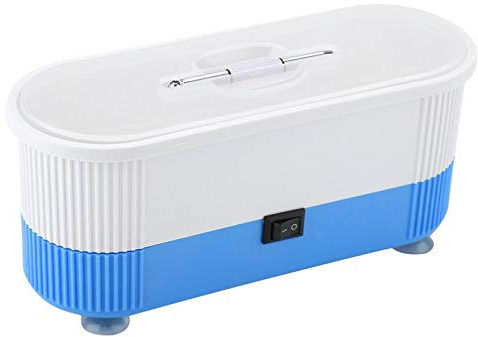 JULYKAI Ultrasonic cleaner, professional ultrasonic cleaner, jewelry cleaner, fake tooth for gold(blue)