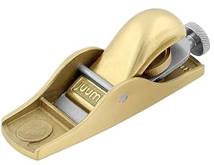 Flachwinkel-Einhandhobel No. 102 Eisen 32 mm Korpus aus Bronze JUUMA